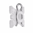 Pair White Window Lift Regulator Slider Clips
