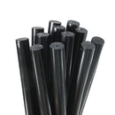 12Pcs 11mm x 190mm Hot Melt Glue Sticks Crafting Models Black Plastic