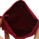 10Pcs Dark Red Drawstring Bags Wedding Party Candy Favor Gift Jewellery Pouches