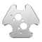 Aluminum Alloy M3 Delta Kossel Fisheye Effector 3mm Hammock Hanging Station For Dual Nozzle Extruder 3D Printer Part