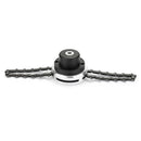 Upgraded Trimmer Head 65Mn Coil Chain M10x1.25LH Brushcutter Grass Garden Trimmer For Lawn Mower