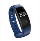 F08HR OLED Heart Rate Health Monitor Smart Watch Bracelet Pedometer IP67 Waterproof
