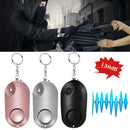 XANES ZQ-017 140db Super Loud Emergency Self Defense Personal Security Alarm Keychain Light