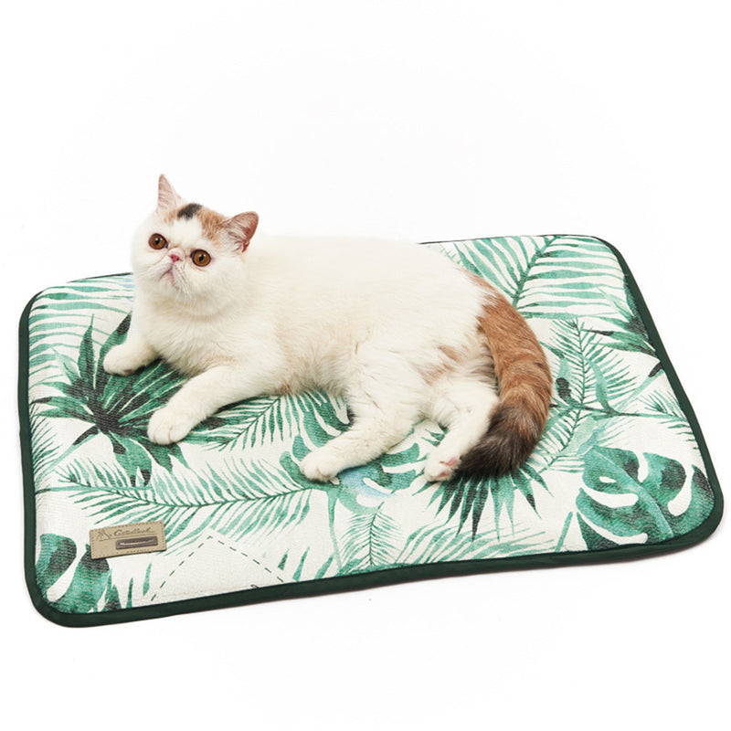 Dog Cooling Mat Pet Cat Chilly Breathable Non-Skid Summer Cool Bed Pad Cushion Pet Carpet