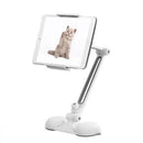 Bakeey 360 Degree Rotation Folding Double Sucker Aluminum Alloy Desktop Phone Holder Tablet Stand for Smart Phones / tablets 4 inch to 10 inch iPad mini iPhone 11