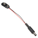 5PCS T-type 9V DC Battery Power Cable Cylinder Jack Connector