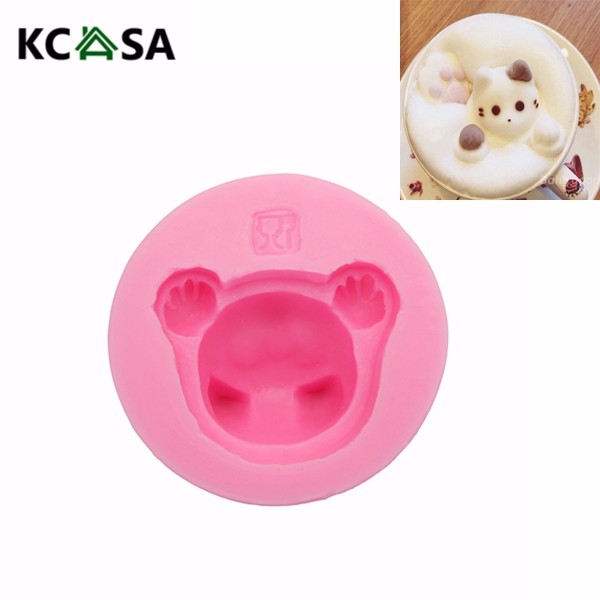 3D Silicone Cute Cat Head Shape Cake Mold Mould Fondant Decoration Tool