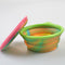 Camouflage Silicone Bowl Collapsible Portable Out Pet Bowl Cat And Dog Universal