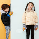 Penguin Winter Thicken Snow Waterproof Windproof Warm Children Gloves Skiing Gloves Blue Penguin