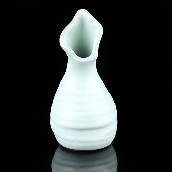 6 Patterns Ceramic Vase Ornament Handmade Flower Arrangement Pottery Flambe Glazed Decor Green