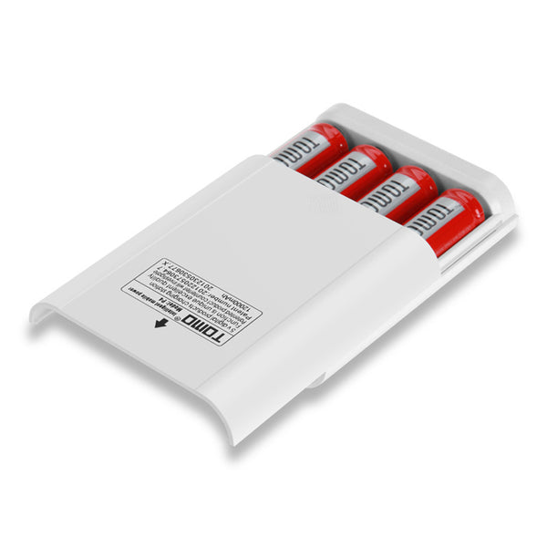 TOMO P4 4 x 18650 Li-ion Battery Charger DIY Portable Charger Power Bank External Mobile Dual Output