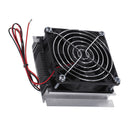 50W DIY Thermoelectric Cooler Cooling System Semiconductor Refrigeration System Kit Heatsink Peltier Cooler for 15L Water