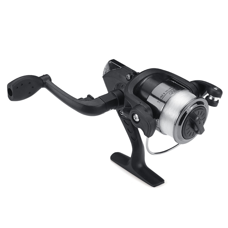 Carbon Fiber Telescopic Fishing Rod & Spinning Reel Combo Kit with Fishing Line