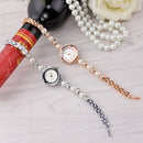 Fashion Diamond Elegant Pearl Lady Bracelet Watch Women Quartz Watch