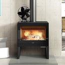 Xmund XD-LD5 180 CFM Mini 5 Blades Fireplace Fan Winter Warm Wood Burner Stove Thermal Heat Power Fan
