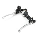 Pair 22mm 7/8inch Motorcycle Handlebar Hydraulic Brake Master Cylinder Clutch Lever