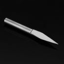 5pcs 3.175mm Shank 0.2mm 15/20/30/45/60 Degree Tungsten Steel Engraving Bits CNC Tool