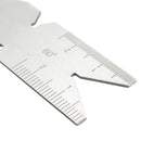 UK 55 / ISO Metric 60 / USA 60 Center Gauge Screw Cutting Thread Pitch Measuring Lathe Tool