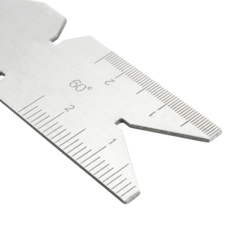 UK 55 / ISO Metric 60 / USA 60 Center Gauge Screw Cutting Thread Pitch Measuring Lathe Tool