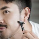 Handx 5-layer Blade Manual Razor Set with 3 Cutter Heads Sharp Shavor Dry Wet Shaving