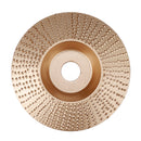 Drillpro 100mm Tungsten Carbide Wood Shaping Disc Carving Disc 16mm Bore Sanding Grinder Wheel for 100 115 Angle Grinder