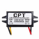 CPT-UL-1 Waterproof 12V to 5V 3A 15W DC to DC Converter Regulator CPT Car Power Converter Step Down Module