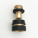 3/4 Water Hose Connector Universal Garden Hose Quick Connect Set Quick-Connect Brass Hose Adapter