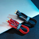 TOPK 3A PD Fast Charging Type C to Type C QC3.0 Data Cable For Xiaomi Mi8 Mi9 HUAWEI P30 S9 S10 S10+ Pocophone