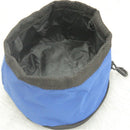 Foldable Oxford Cloth Dog Bowl Travel Outdoors Portable Dog Food Water Feeder Drinker Waterproof Dish Dispenser Zippered Bag