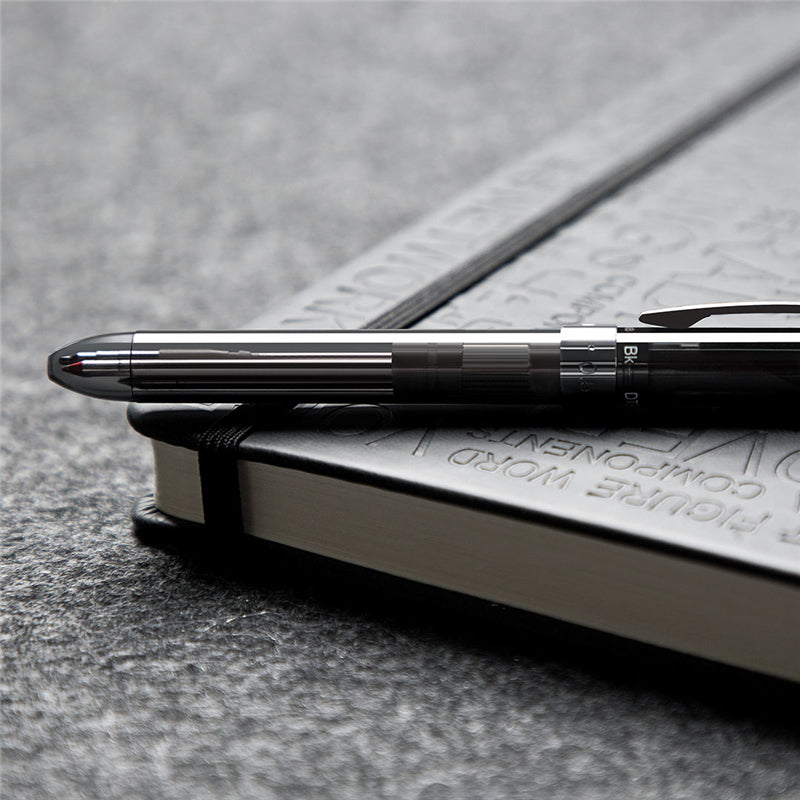 XIAOMI DTB6676 4-in-1 Automatic Pencil Ballpoint Pen with Eraser 0.5mm Refill Multifunctional Rotating Pen Office School Supplies Students Stationery