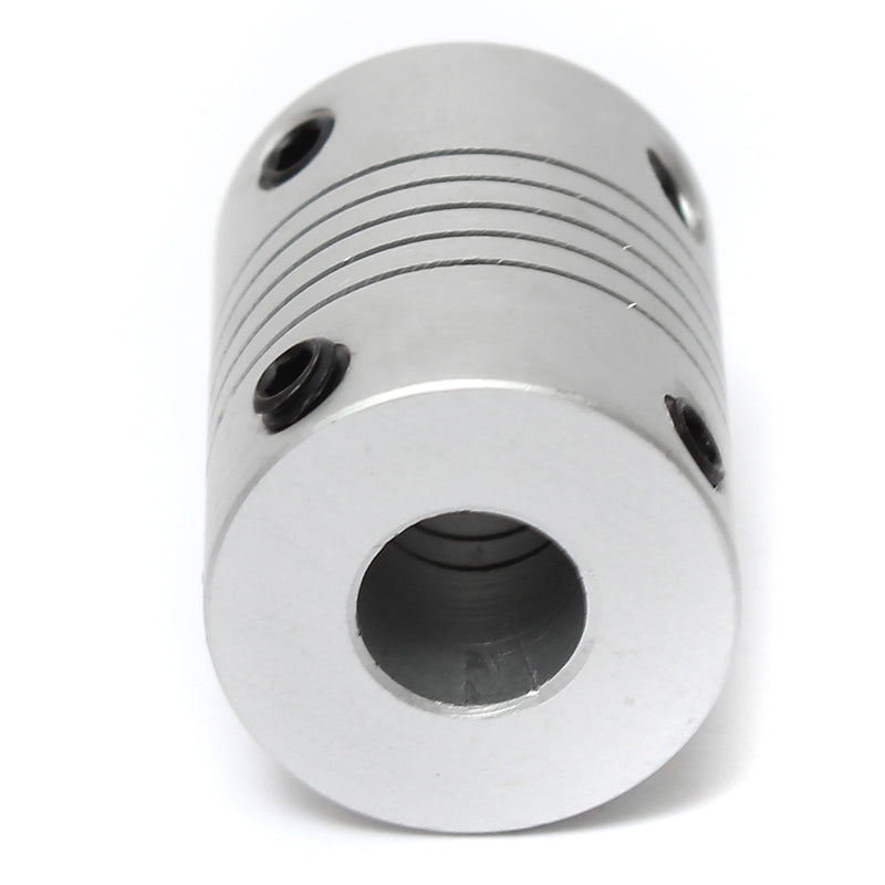 2pcs 5mm x 8mm Aluminum Flexible Shaft Coupling OD19mm x L25mm CNC Stepper Motor Coupler Connector