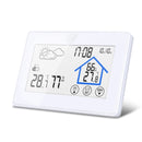 Wireless Weather Station Indoor Outdoor Thermometer Digital Hygrometer Temperature and Humidity Monitor Timer Date Backlight w/ Wireless Sensor
