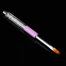 Nylon Hair Purple Nail Ombre Brush Manicure Tools DIY Design Drawing Painting Pen