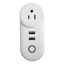 AUGIENB Smart WiFi Socket 2 USB Ports APP Voice Control Timer Power Plug Wireles For Alexa Google Home