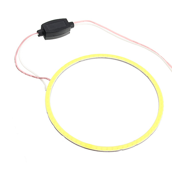 Circle Fog Lights DC 12V 24V 60-120mm COB Angel Eyes LED Light For  Motorcycle Car