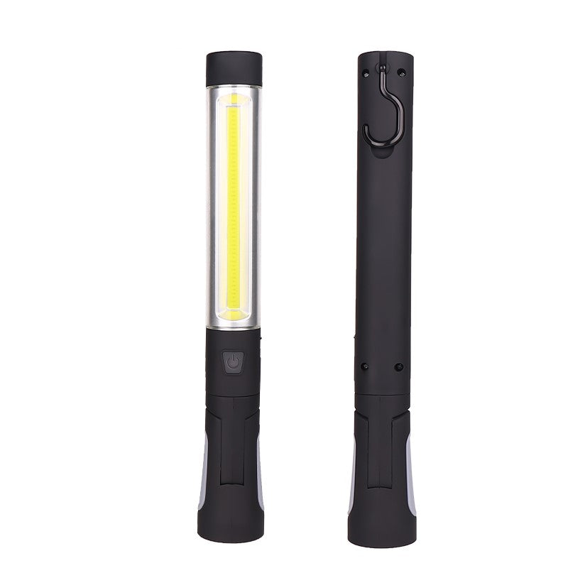 Enusic 360 Hook Rechargeable COB LED Work Light Magnetic White Red Torch Hand Flashlight Inspection Lamp