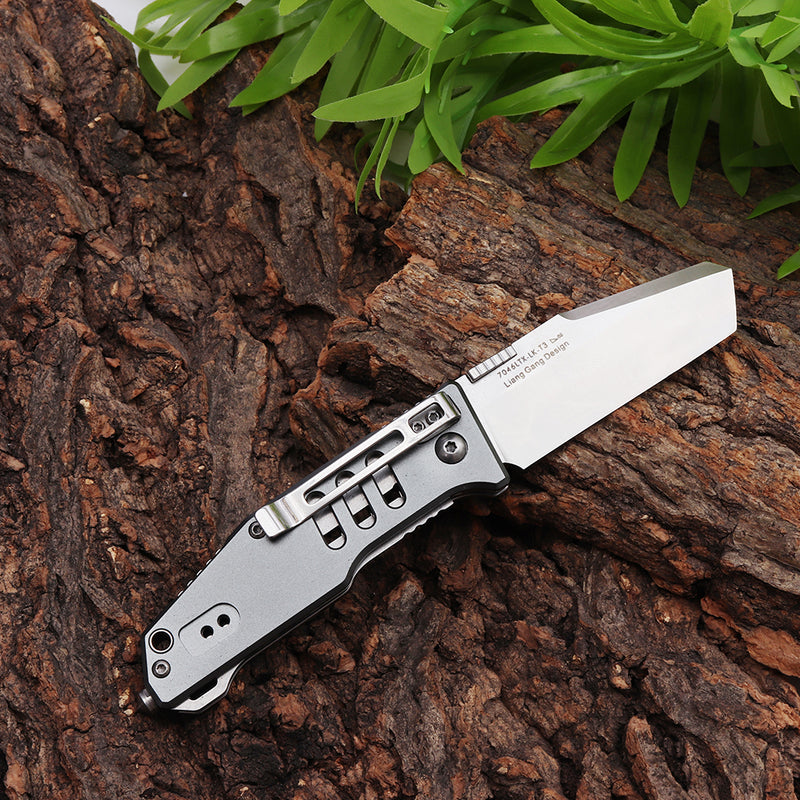 Sanrenmu 7046 Multifunctional Tools Glass Hammer Bottle Opener Spanner EDC Camping Tactical Folding Pocket Ring Outdoor Tools Hunting Stainless Key