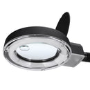 5X 10X Magnifying 36 LED Lamp Magnifier Light Large Glass Lens Desktop Stand