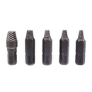 Drillpro 22pcs Damaged Screw Extractor Set with Locking Socket Adapter for Broken Screw HSS Broken Bolt Extractor Screw Remover Kits