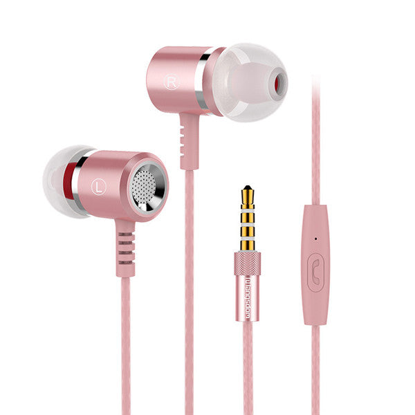 Langsdom M400 Metal Heavy Bass In-ear Earphone Headphone with Mic for Xiaomi Huawei Samsung Note8 S8