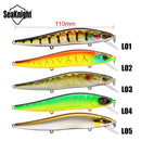 SeaKnight SK020 IPC 14g 110mm 0-1M Depth Fishing Lure Minnow Hard Baits Fishing Wobblers