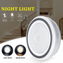 5 LED Wireless PIR Auto Motion Sensor Infrared Night Light Cabinet Stair 1-10PCS