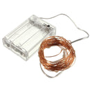 5M 50 LED Copper Wire Fairy String Light Battery Powered Waterproof for Party Decor