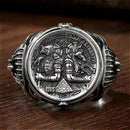 New Vintage Horus Anubis Wanderer Ring Ancient Egyptian Personality Men's Ring