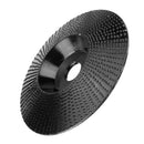 Drillpro 110mm Tungsten Carbide Wood Shaping Disc Carving Disc 16mm Bore Sanding Grinder Wheel for 100 115 Angle Grinder