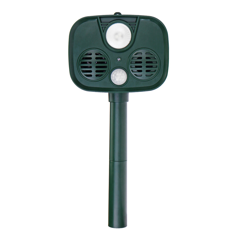 15-75KHZ Animal Repeller Solar Powered Waterproof PIR Sensor USB Solar Alarm Repeller