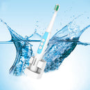 Lansung A1 Sonic Ultrasonic Electric Tooth Brush 5 Modes Teeth Brush Oral Hygiene W/ 4 Toothbrush Head
