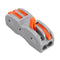 2Pin Wire Docking Connector Termainal Block Universal Quick Terminal Block SPL-2 Electric Cable Wire Connector Terminal Butt Joint Cable Connector 0.08-4.0mm