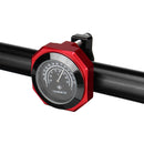 7/8" 1" Motorcycle Accessory Handlebar Mount Clock Watch & Thermometer