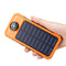 Solar Chargers 8000mAh USB Solar Battery Charger Phone Charger Power Bank with Flashlight